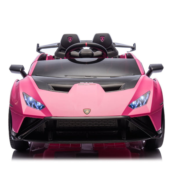 English Elm Lamborghini Huracan Sto 24v Kids Ride on Drift Car with Led Lights and Remote W1578P210770