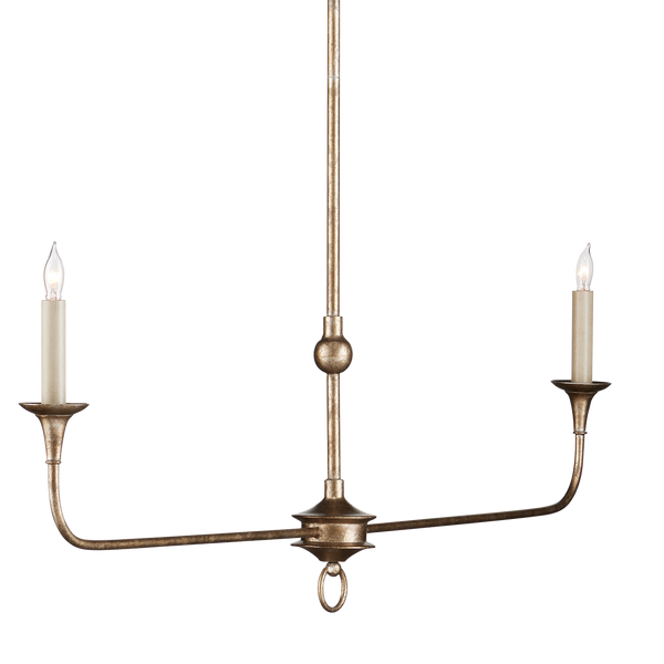 Nottaway Bronze Linear Chandelier - Elegant Pyrite Finish, Perfect for Kitchen Islands & Bars!