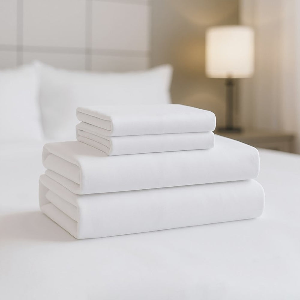 English Elm 4-piece Queen Brushed Microfiber Sheet Set Soft Wrinkle Resistant Oeko-tex Bedding B035P437459