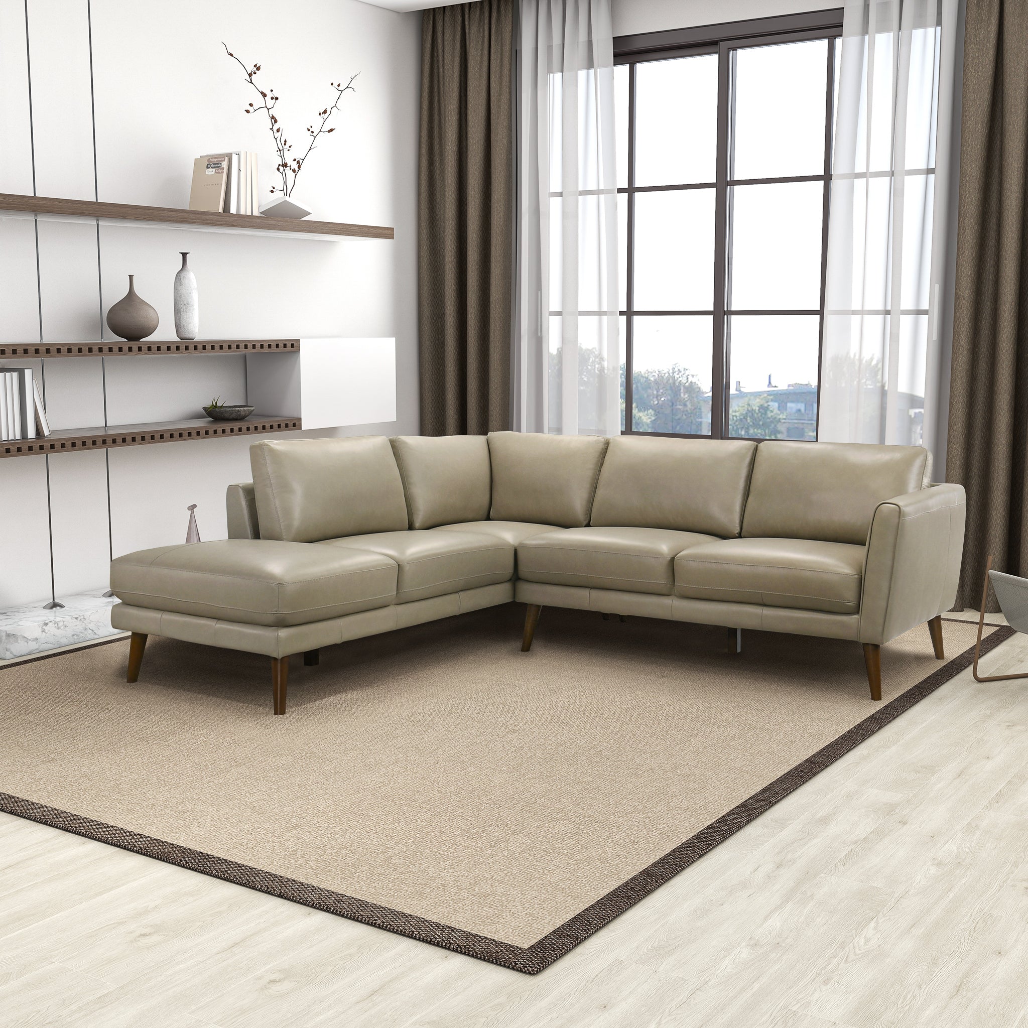 English Elm Benson Sectional Sofa - Thumbnail 2