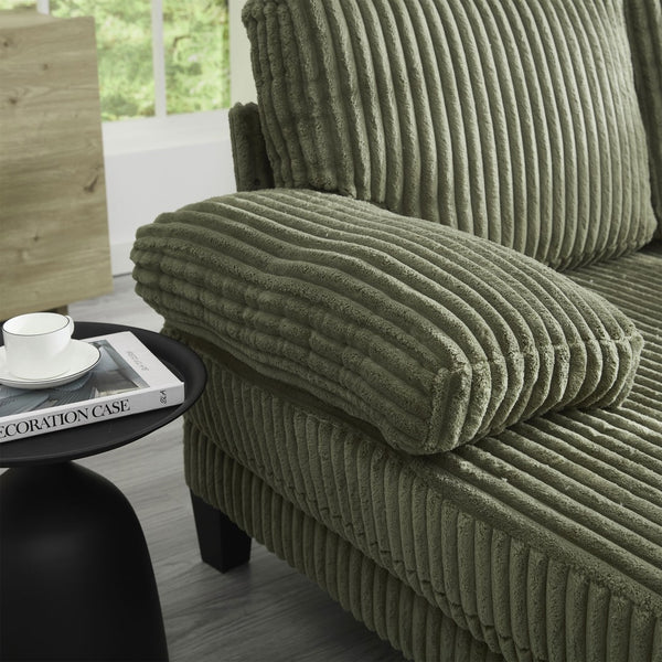 English Elm Modern U-Shaped 4-Seat Sofa With Double Chaise - Luxurious Velvet Couch For Stylish Living Spaces W2705S00016-GIGA