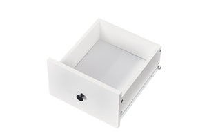 English Elm Modern 9-Drawer White Dresser — Sleek 3-Column Chest, Sturdy Waterproof Finish, Spacious Storage W1785P298992