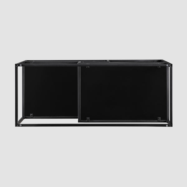 40" Contemporary Metal TV Stand - Solid Black MAYM9ESB Walker Edison