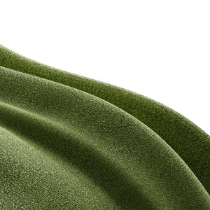 English Elm 360 Degree Square Swivel Accent Chair - Plush Boucle Upholstered Armchair With Gold Legs For Comfort W2012P319054