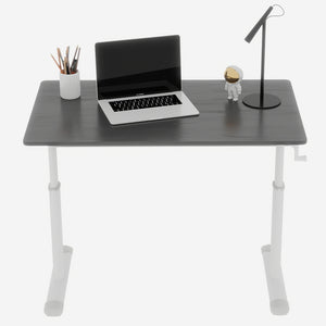 English Elm Adjustable Study Desk For Home & Office – Height-Adjustable, Compact, Multi-Purpose Design For All W1935P338364