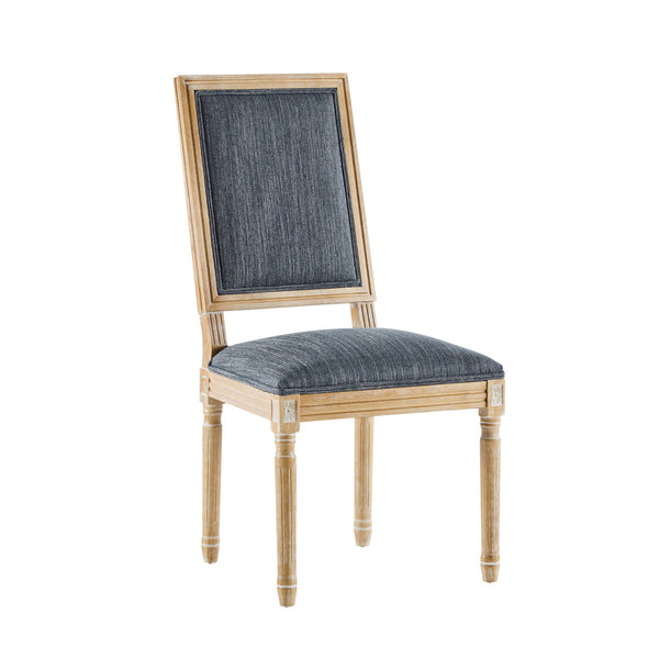 English Elm Christopher Knight Home® - [Set Of 4] French Country Dining Chairs - Elegant Upholstered Seats & Cane Backrest - Rustic Charm N767P263677H_4