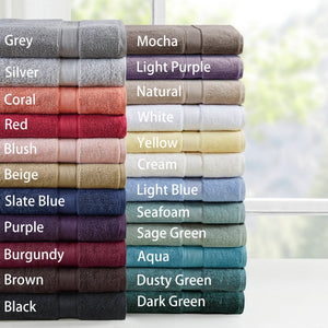 English Elm Ultra-Soft Cotton Bath Sheet Set 34x68 Inch 2-Pack - Plush, Highly Absorbent Towels for Home Spa Comfort Black 18 L x 12.01 W x 6.25 H B035P294209