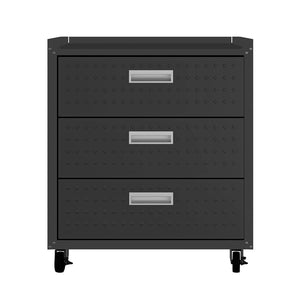 Manhattan Comfort Fortress Modern Garage Cabinet Charcoal Grey 4GMCC-CH