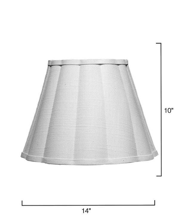 Scalloped Linen Wall Sconce Artisan Iron Frame Dimmable Light for Bedroom Hallway