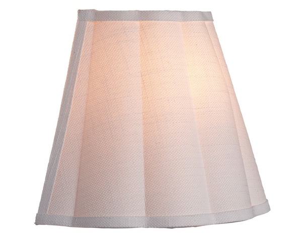 Scalloped Linen Wall Sconce Artisan Iron Frame Dimmable Light for Bedroom Hallway
