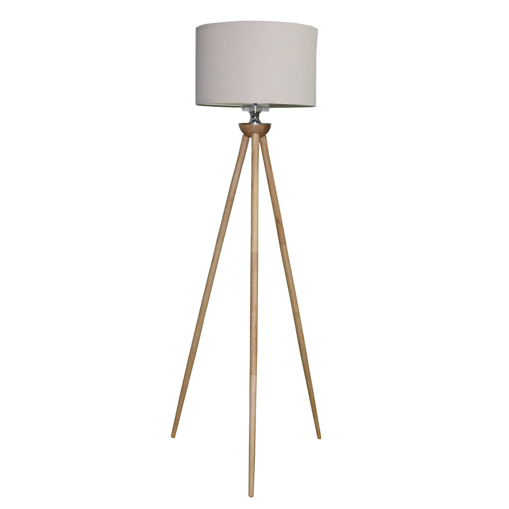 English Elm Ashcroft Furniture - Tall Wooden Strip Floor Lamp - Energy-Efficient Led Light For Modern Living Room & Office Spaces B183P315094