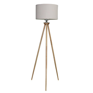 English Elm Ashcroft Furniture - Tall Wooden Strip Floor Lamp - Energy-Efficient Led Light For Modern Living Room & Office Spaces B183P315094
