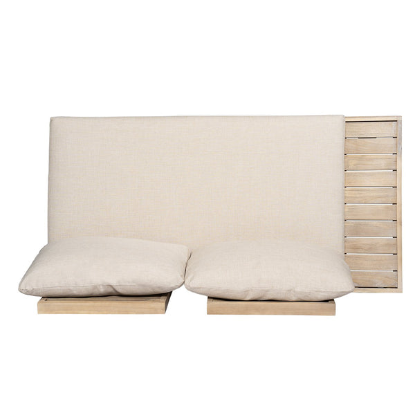 English Elm Christopher Knight Home® - Topia Acacia 7-Seater Sofa Set – Elegant, Durable, Water-Repellent Cushions For Outdoor Comfort & Style N773OS00076S