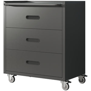English Elm Heavy-duty Rolling Steel Tool Cabinet 3 Drawer Garage Organizer with Locking Casters T2398P242683