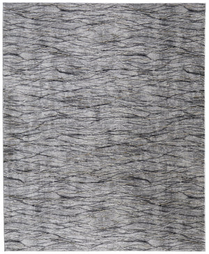 Feizy Rugs Sonora Abstract Watercolor Rug - Modern, Durable, Stain-resistant Design For Stylish Homes And Kids Gray,Ivory,Tan Polypropylene,Polyester,Viscose Snr39nxfgrychlg01