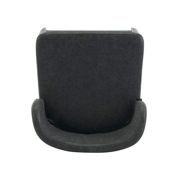 English Elm Christopher Knight Home® - Metal Industrial Leathaire Barstool Set of 2 with Comfortable Seat, Footrest, Non‑Slip Feet, Durable Frame Dark Green N771P247188L