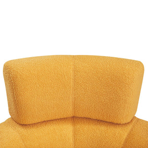 English Elm 360° Swivel Chair - Cozy Upholstered Accent Barrel Chair With Adjustable Headrest For Home & Office N719P272676L