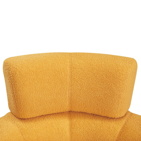 English Elm 360° Swivel Chair - Cozy Upholstered Accent Barrel Chair With Adjustable Headrest For Home & Office N719P272676L