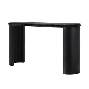 English Elm Christopher Knight Home® - Mirod Vintage Console Table with Beaded Trim, Sculpted Curved Legs, Reversible Setup for Hallway Elegance Black N760P286010B