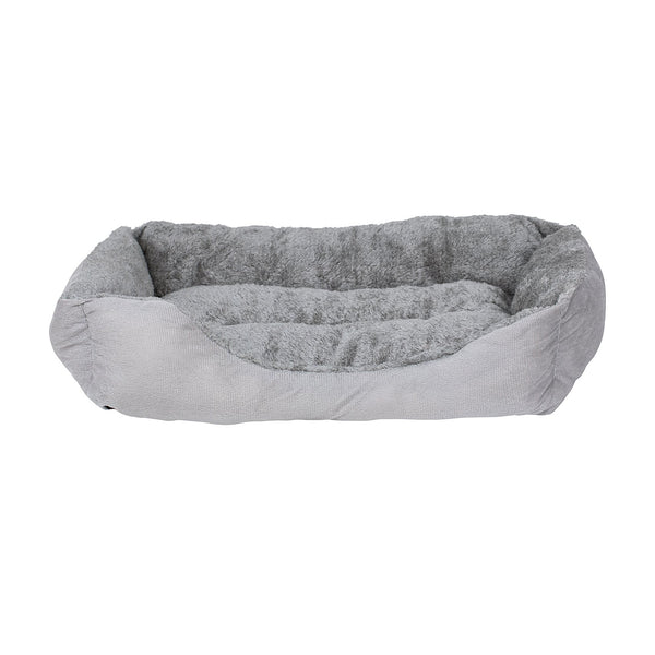 English Elm Modern Wooden Foldable Desk with Hutch Walnut Mid-Century Extendable Workstation LED Shelves Cat Bed N843MP001W