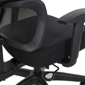 OSP Home Furnishings Vertical Matrix Breathable Ergonomic Office Chair with Lumbar Support and Adjustable Headrest Mesh 639-F3T1N48PHX