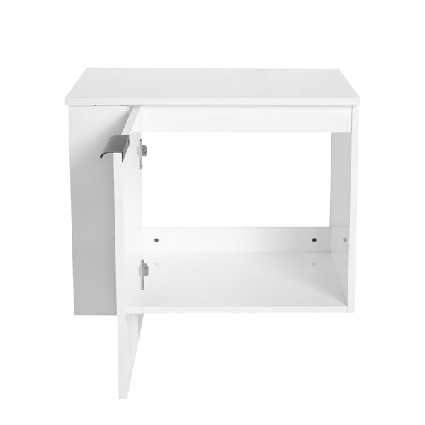 English Elm 24" Modern Bathroom Vanity Cabinet For Large Spaces - Stylish Storage & Customizable Sink Options W1972P204942