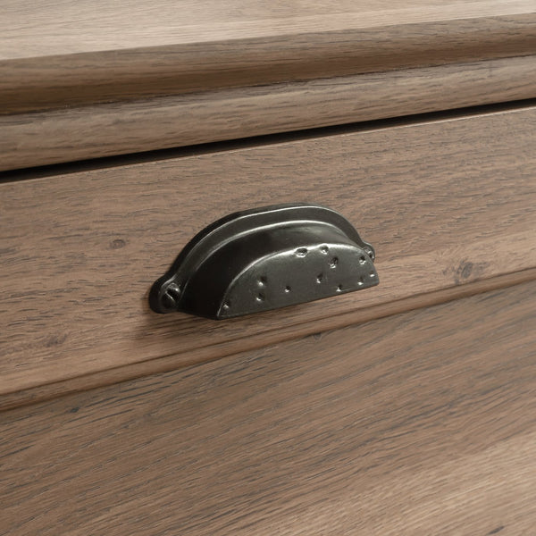 English Elm Lateral File Cabinet In Warm Brown Finish - Durable, Smooth-Gliding Drawers For Organized Workspaces B356P402598