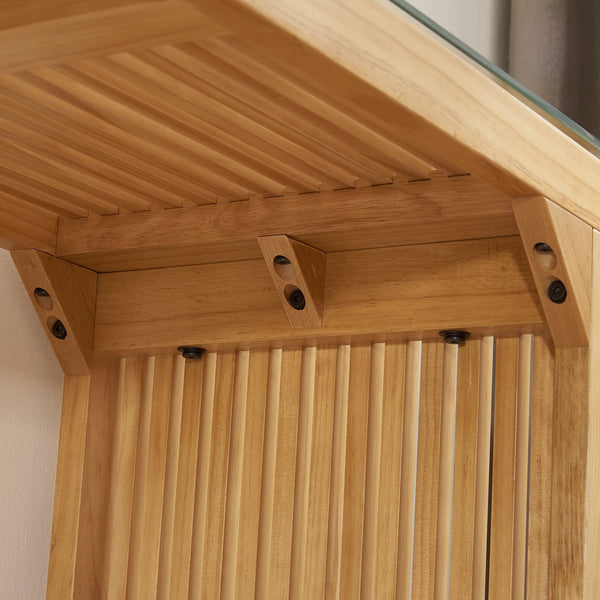 English Elm Natural Pine Dining Bench And Table Set – Stylish Multi-Use Furniture For Home Décor And Spaces W1758P292188