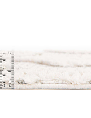 Unique Loom Cherokee Gatlinburg Machine Made Geometric Rug Ivory, Gray 9' 0" x 12' 2"