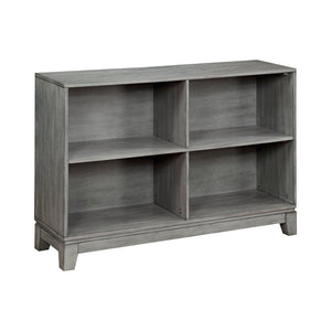 English Elm Gray 6-Shelf Bookcase with Okume Veneer Rustic-Transitional Design, Sturdy Storage for Home Office Gray 46.5 L x 30.75 W x 9.25 H B011P294715