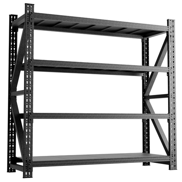 English Elm 5000lbs Industrial Steel Garage Shelving Unit Heavy Duty Adjustable 4 Shelf Storage T2398P480399