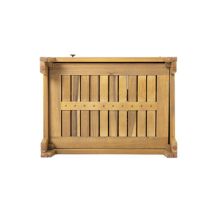 English Elm Christopher Knight Home® - Whitney Acacia Wood Cabinet Teak Finish — Durable Indoor/Outdoor Storage 62" Tall, Easy Assembly, Spacious N775P177407T