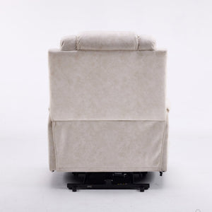 English Elm Oversized Power Lift Recliner with Massage Heat and Infinite Recline for Home Theater W3698S00003