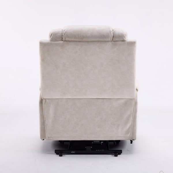 English Elm Oversized Power Lift Recliner with Massage Heat and Infinite Recline for Home Theater W3698S00003