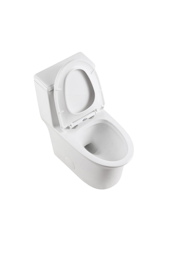 English Elm 1.1/1.6 Gpf Ceramic One Piece Toilet Skirted Comfort Height Dual Flush Soft Close B2724P246931