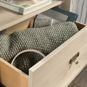 English Elm Night Stand - Versatile Brown Finish With Smooth-Glide Drawer & Open Shelf For Stylish Storage Solutions B356P367906