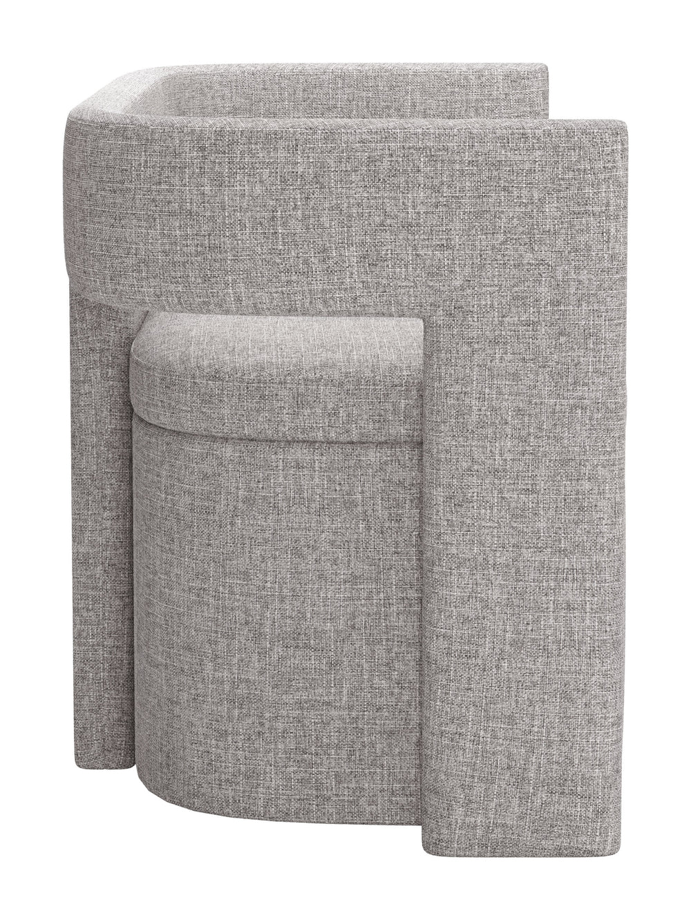 Papua Storage Bench Gray 109994 Zuo Modern