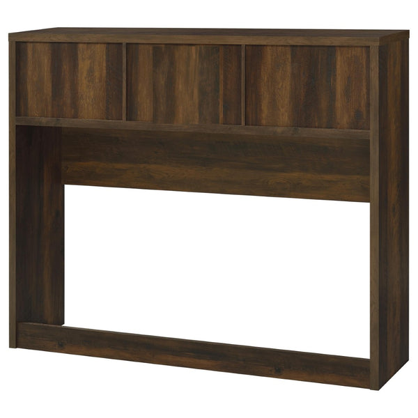 English Elm Geary Queen Bookcase Headboard Bedroom Set with Usb Charging Nightstands Dark Brown B062S01697
