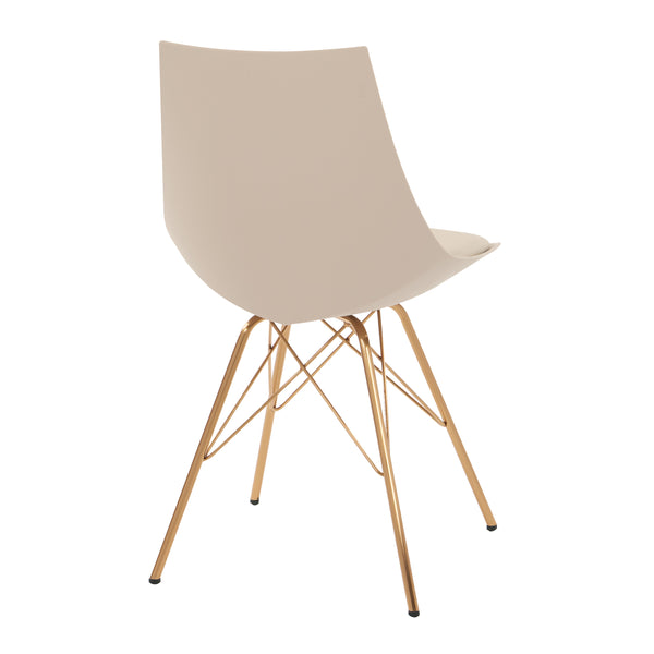 OSP Home Furnishings Oakley Chair Cream