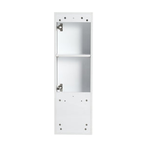 English Elm 72" Freestanding Vanity Combination With Soft-Closing Drawers, Glossy White Storage Solution For Modern Bathrooms W999S00429