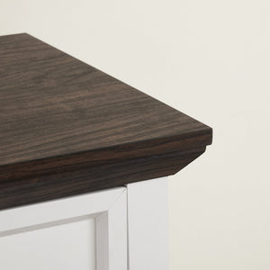 English Elm 6 Drawer Dresser with Wood Grain Finish, Anti-Tip, Smooth Metal Rails & Modern Handles 45.67"L x20.67"W W2275P149783