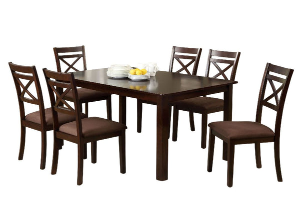 English Elm Transitional Counter Height 3pc Dining Set with USB Charging, Storage Shelves & Padded Seats Espresso 64 L x 41 W x 12 H B2741P384495