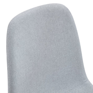 English Elm Table And Chair Set - Modern 67X35.4 Inch Black Wood Grain Mdf Dining Table With 4 Gray Chairs W1151S04157-GIGA