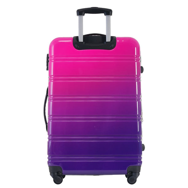 English Elm Hardshell Polycarbonate 3 Piece Luggage Set Spinner Wheels Tsa Lock Expandable Travel Multicolor Purple N732P184448Z