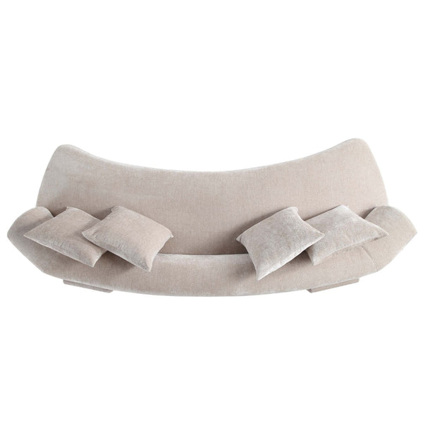 English Elm Verandah 112" Chenille Sofa In Soft Beige - Stylish, Durable Comfort For Living Rooms & Lounges! B365P398111-GIGA