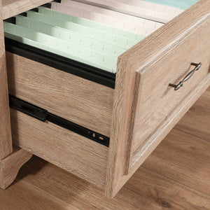 English Elm Bookcase With Adjustable Shelves & Drawer - Versatile Brown Finish For Stylish Storage Solutions B356P367860