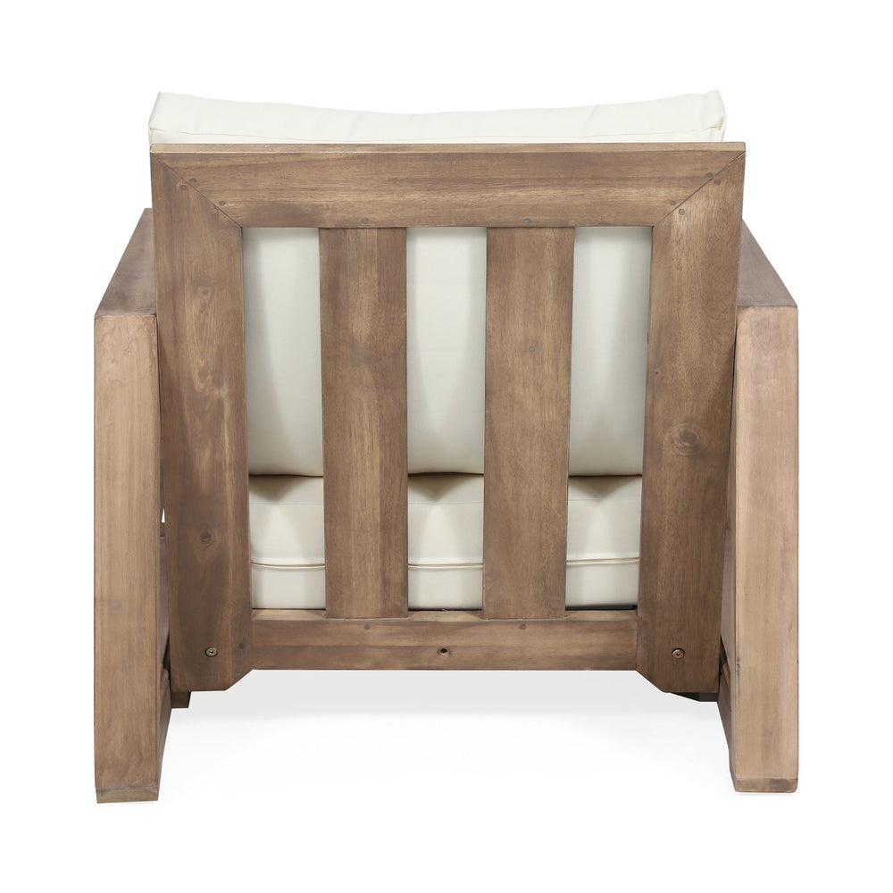 English Elm Christopher Knight Home® - 4 Piece Sofa Seating Group with Cushions Brown Acacia Floor-Loveseat Set Water-Resistant Cozy Patio 67306.00BBGE-2_70130.00BBGE