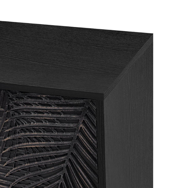 English Elm Vibe 47.2'' Stylish Modern Tv Stand With Solid Wood Legs, Spacious Storage & Anti-Tip Safety Design N724P233372B-GIGA