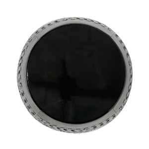 English Elm Christopher Knight Home® - RUBY Lace-Cut Metal Side Table Barrel Shape Accent Table for Patio, Garden & Indoor Use, Rust-Resistant Elegance Black N770P365800K