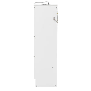 English Elm Twin-size Murphy Wall Bed with Led Lighting Usb Outlet and Decorative Printed Panel White LP000355AAK